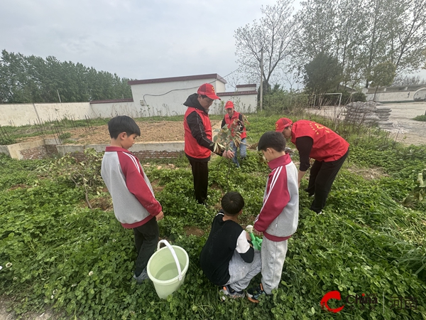 ​西平县五沟营中心校开展“相约植树 共同成长”主题活动