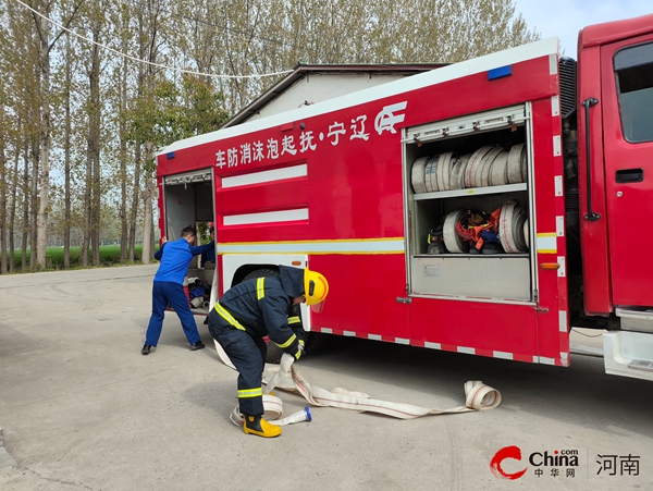​西平县权寨镇组织开展消防安全应急演练
