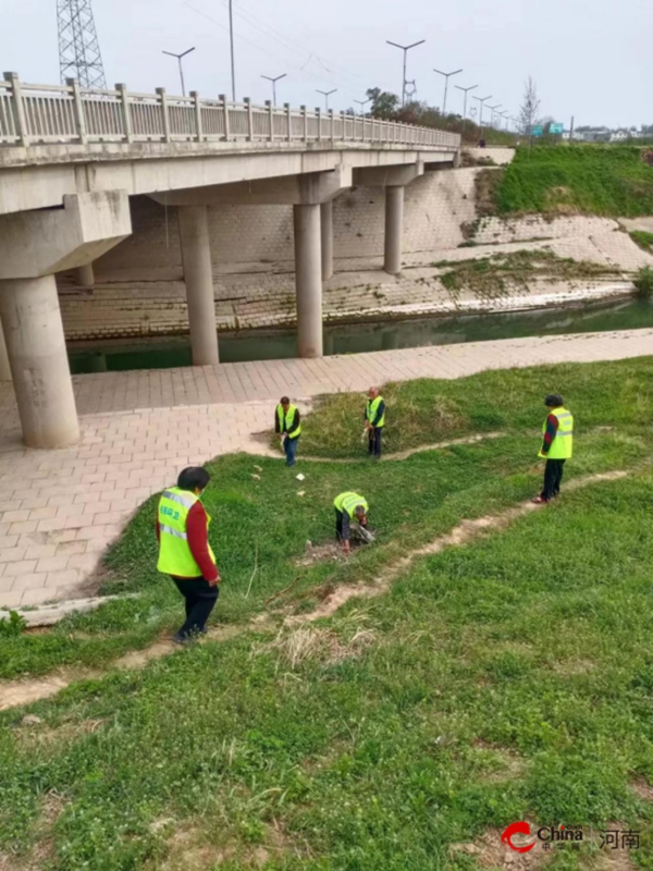 ​西平县柏苑街道持续深入开展河湖清洁专项行动
