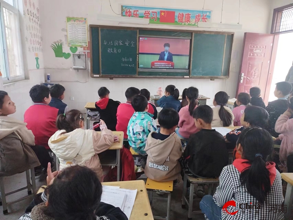 ​西平县芦庙中心校组织开展4.15全民国家安全教育日活动