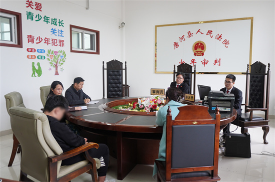 唐河县人民法院少年法庭对未成年被害人开展心理疏导 环球即时