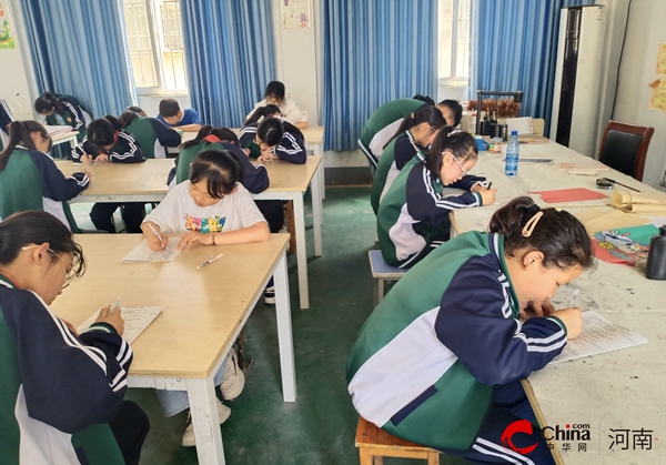 ​西平县专探小学举行汉字大赛选拔比赛