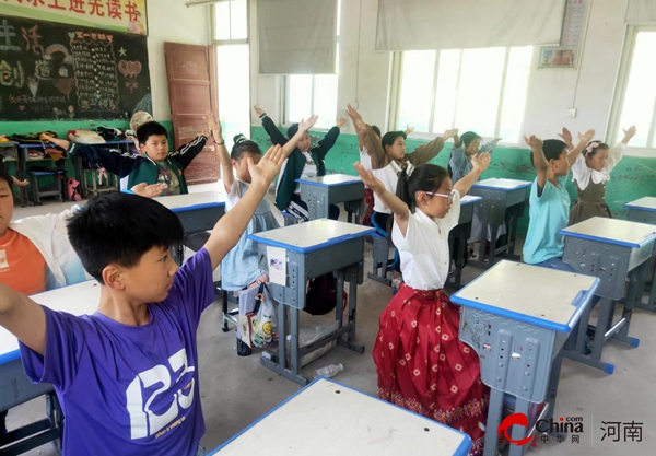 ​西平县专探于庄小学开展“阳光大课间 室内也精彩”主题活动