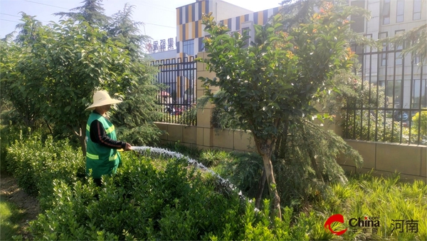 ​西平县园林绿化中心多措并举开展抗旱保绿工作