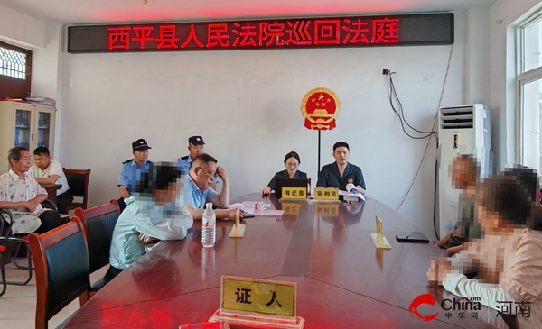​西平县人民法院：巡回审判进乡村 普法宣传零距离