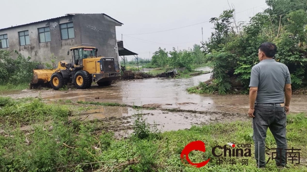 驻马店市驿城区朱古洞乡：全力做好积水排涝 保障汛期安全|每日报道