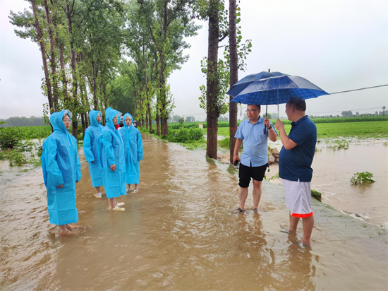 河南南阳：返乡学子奔赴防汛一线彰显青年担当