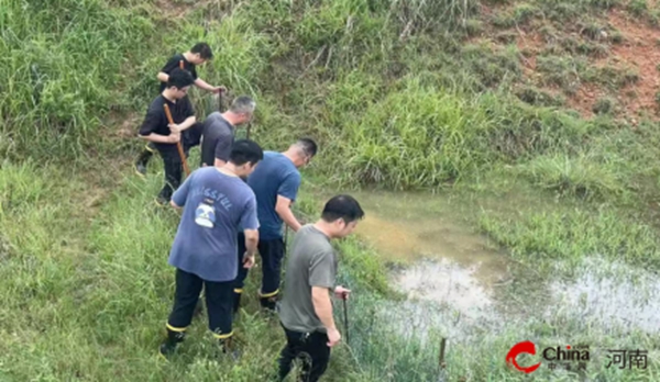 ​风雨中的青春守护者——西平县出山镇王连帅筑起防汛“青春堤坝”