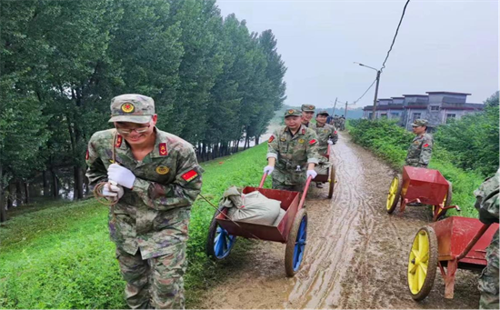 内乡县：洪水中见证基干民兵的力量