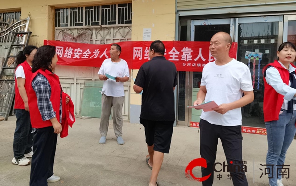 驻马店市驿城区沙河店镇：筑牢网络安全“防火墙” 守护人民美好生活