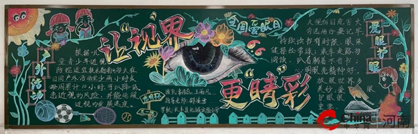 “点亮视界 预防近视 小学在行动”西平县芦庙中心小学开展近视防控宣传教育活动