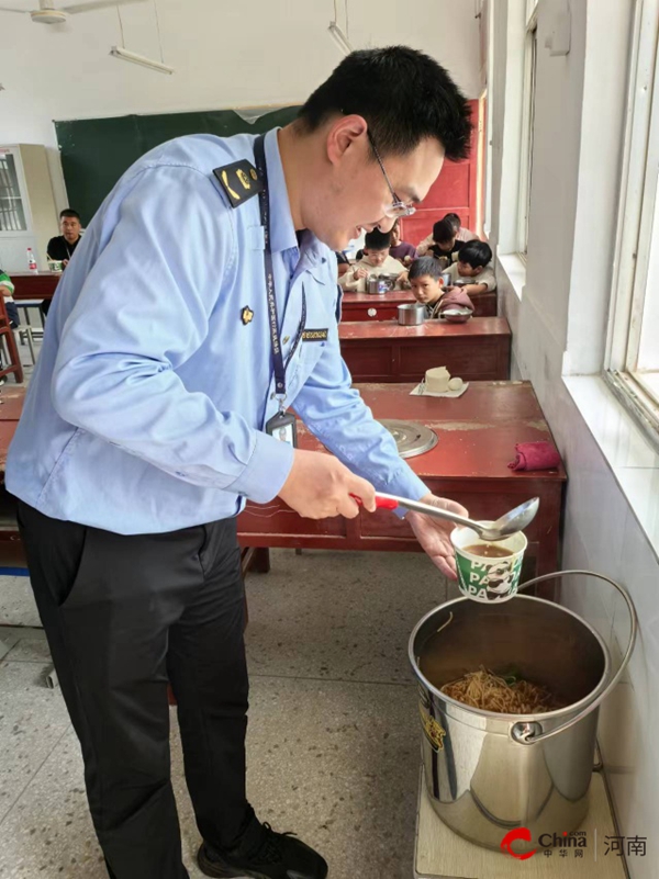 ?食無憂 安天下——西平縣盆堯盆東小學(xué)迎接食品安全檢查