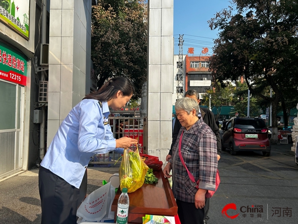 驻马店开发区金山办事处开展食品安全宣传周活动