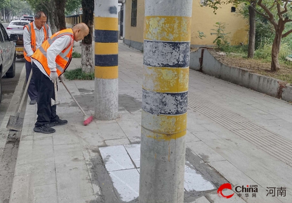 驻马店开发区数字城管指挥中心：协调修复路面塌陷 保障市民出行安全