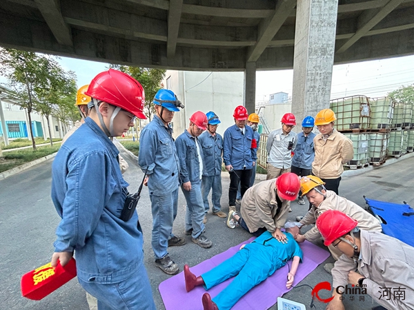 ​西平县应急管理局指导工贸企业开展生产安全事故应急演练