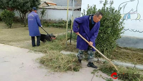 ​西平县柏苑街道积极开展村庄清洁冬季集中行动