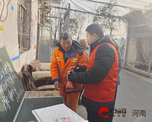 駐馬店市驛城區(qū)南海街道安樓社區(qū)：禁燃煙花爆竹 共筑安全社區(qū)