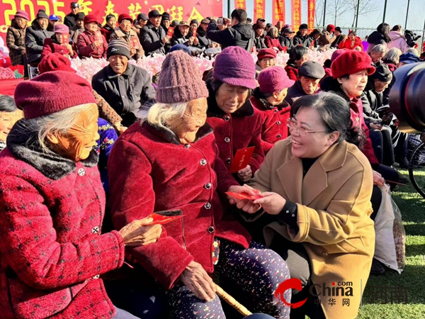 驻马店市驿城区老河乡：团拜盛会启新岁  干群情暖贺瑞年