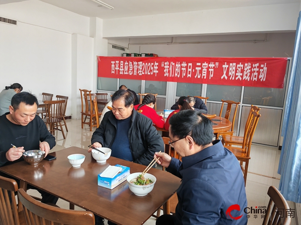 西平县应急管理局开展“我们的节日·元宵节”文明实践活动