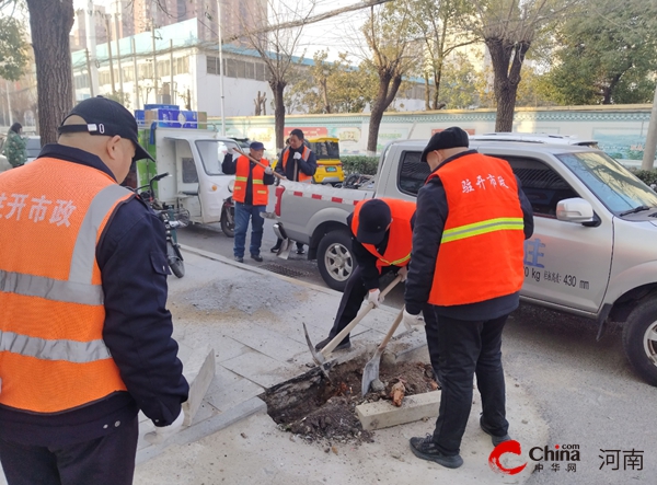 驻马店开发区城市管理局：守护百姓安全 确保道路畅通