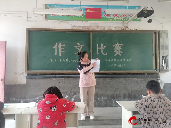 西平县权寨苗张小学举行“学雷锋”作文比赛活动