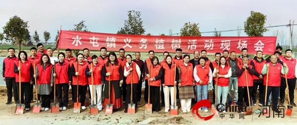 驻马店市驿城区水屯镇：“志愿红”绘就“生态绿”