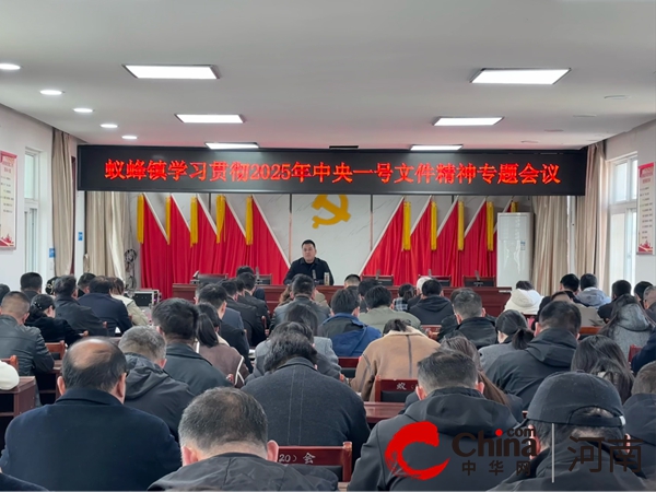 抓学习 强业务 促振兴——驻马店市驿城区蚁蜂镇学习贯彻2025年中央一号文件精神