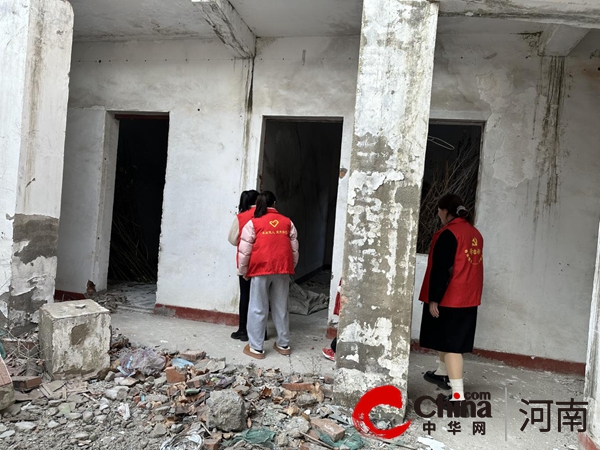 驻马店市驿城区南海街道光明社区:深入拆迁区域 织密安全防护网
