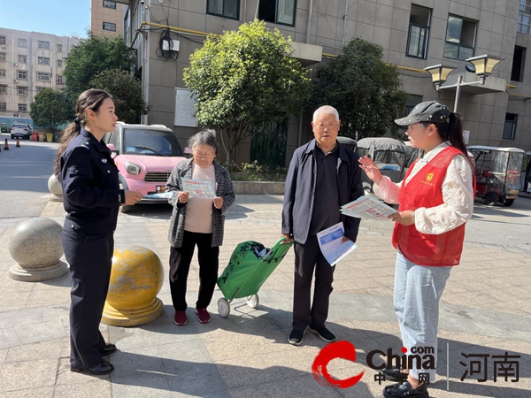 驻马店市驿城区人民街道开展移风易俗宣传活动