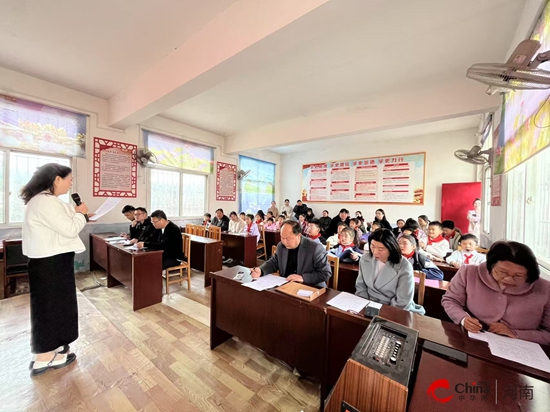 西平县焦庄中心校举行“我读书 我快乐”主题演讲比赛