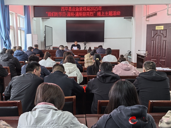 西平县应急管理局组织开展2025年线上“我们的节日·清明—祭英烈”活动