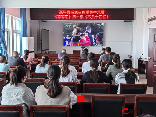 西平县应急管理局以《零容忍》为鉴深化廉洁教育推进八项规定落实