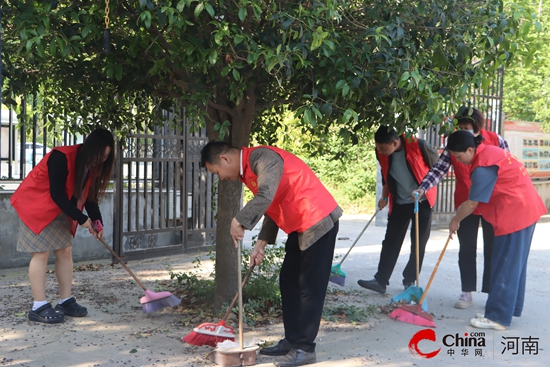 西平县柏苑街道开展“清洁家园”文明实践活动