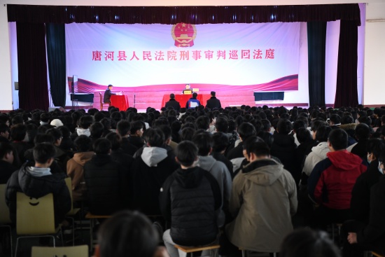 唐河县法院：巡回法庭进校园，以案释法敲警钟
