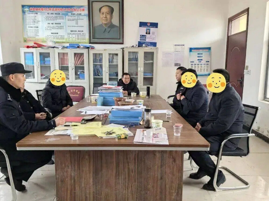 谢集派出所民警成功化解一起矛盾纠纷