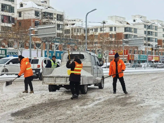直通基层 | 区城管局：清雪除冰 守护平安出行