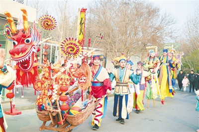赏花灯、品美食、观百戏 郑州绿博园打造沉浸式年味体验