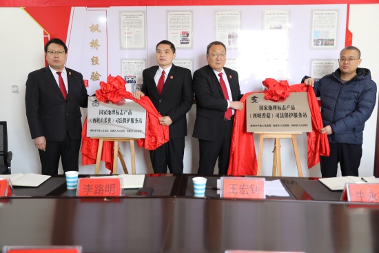 图2为三地法院共同揭牌