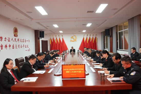 内乡县法院召开年度党建暨部门工作述职评议会