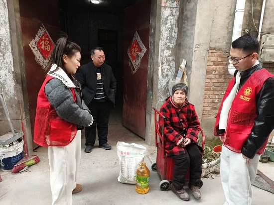 梁园区白云街道:党建联建守初心 新春慰问暖民心