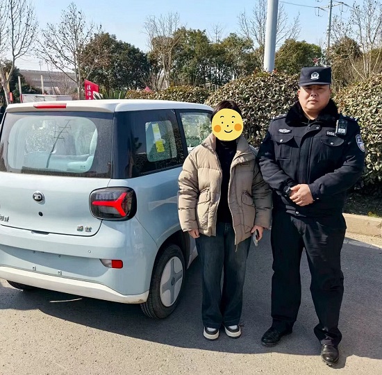 商丘市公安局梁园分局：群众车辆“丢失” 建设派出所民警帮忙找回