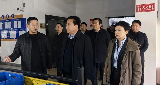 商丘市夏邑县委书记闫长安调研企业生产经营、安全生产、银企对接等工作