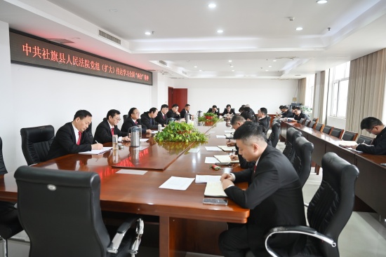 社旗县法院召开党组（扩大）会议传达学习贯彻全国两会精神