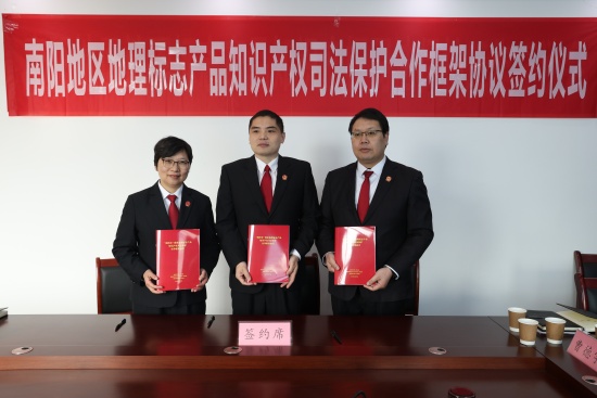 南阳中院设立“南阳艾”司法保护服务站并召开地理标志产品知识产权保护座谈会
