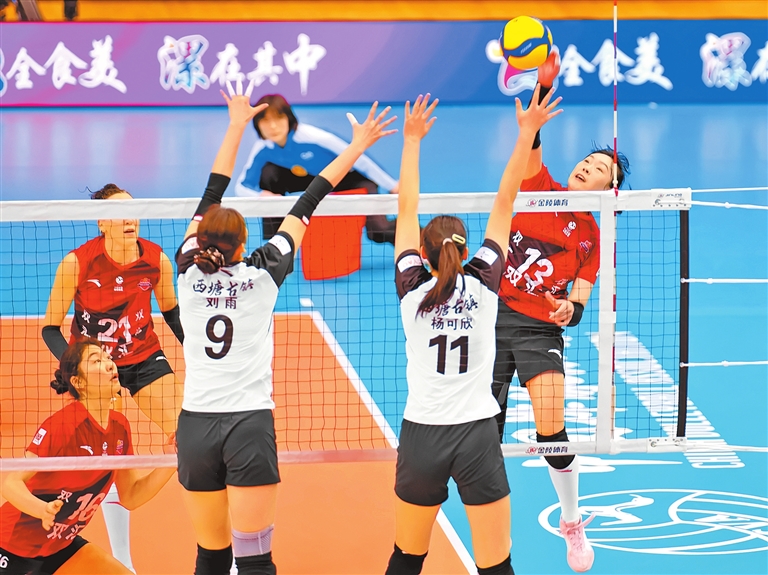 排超联赛总决赛 河南女排锁定前六书写新历史