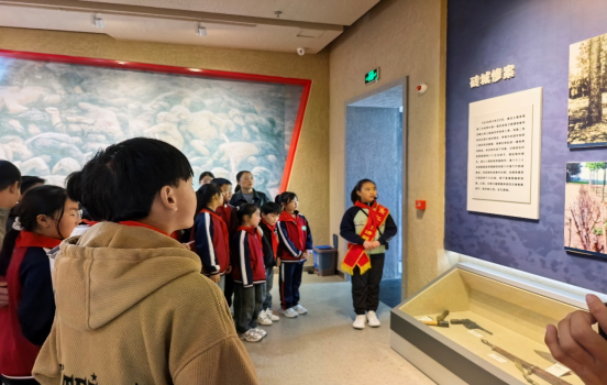 鹤壁市示范区石佛寺中心小学开展“清明祭英烈”主题祭扫活动