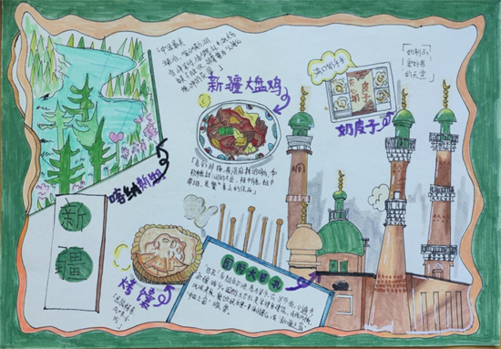 笔尖绘山河，童心寄家乡｜鹤壁市致远中学八年级地理组“锦绣中华，爱我家乡”手抄报评选活动圆满落幕526