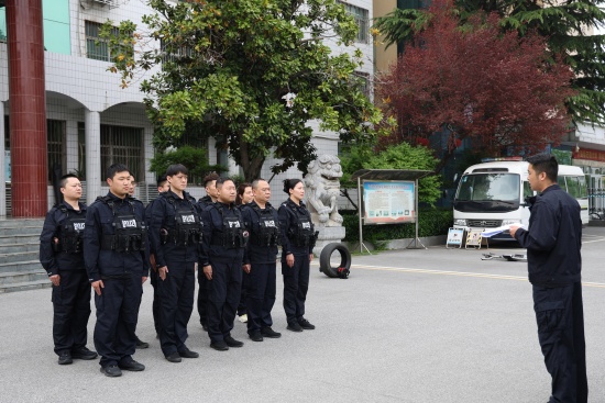 南阳卧龙区法院司法警察大队开展春季集训
