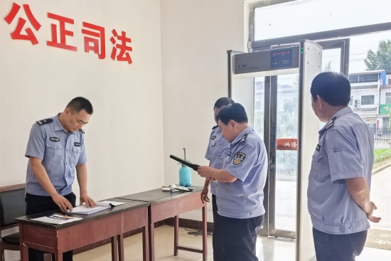社旗县法院开展法庭安全“体检” 筑牢司法安全防线