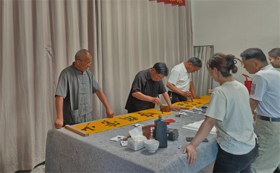 翰墨丹青颂党恩 初心如磐启新程——商丘市城乡一体化示范区美术创作中心举办庆祝中国共产党成立105周年书画雅集笔会